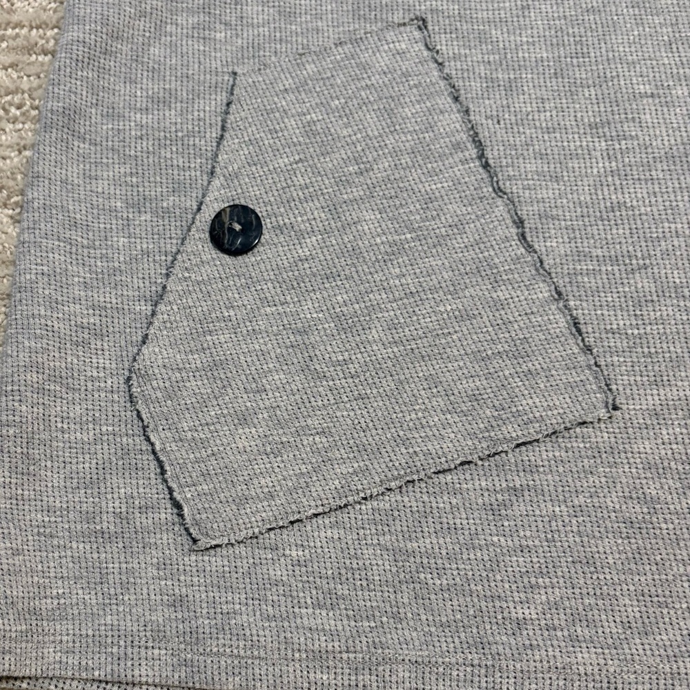 Soft Surroundings Half Button Downtime Henley Poc… - image 3